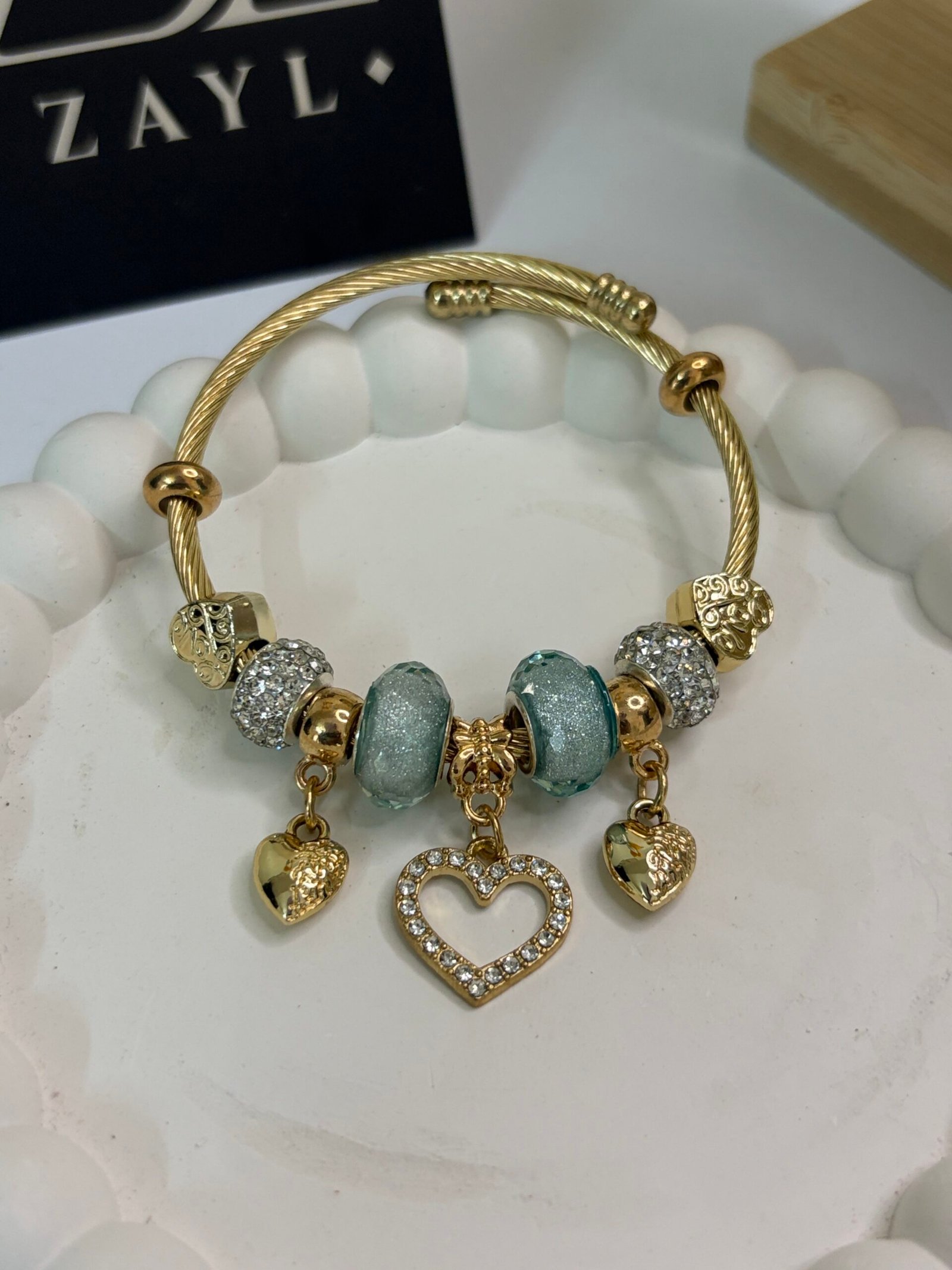 Ocen blue charm Bracelet
