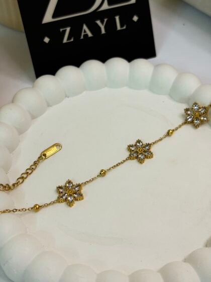 White Flower Bracelet