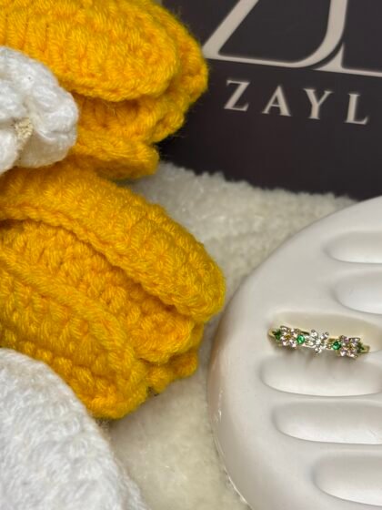 Green Flower Ring